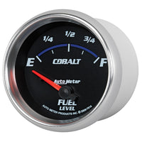 Thumbnail for Autometer Cobalt 66.7mm 0-90 ohms Fuel Level Gauge