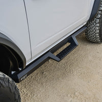 Thumbnail for Westin/HDX 2021+ Ford Bronco (2-Door) Drop Nerf Step Bars - Textured Black