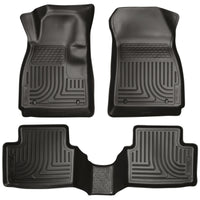 Thumbnail for Husky Liners 13-14 Buick Encore WeatherBeater Black Front/2nd Row Floor Liners