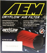 Thumbnail for AEM DryFlow Conical Air Filter 5.5in Base OD / 4.75in Top OD / 5in Height