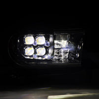 Thumbnail for AlphaRex 07-13 Toyota Tundra NOVA LED Proj Headlights Alpha-Black w/Activ Light/Seq Signal/DRL