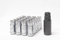 Thumbnail for Wheel Mate 14x1.50 Monster Open End Silver Lug Nut - Set of 20