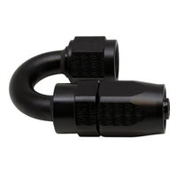 Thumbnail for DeatschWerks 6AN Female Swivel 180-Degree Hose End CPE - Anodized Matte Black