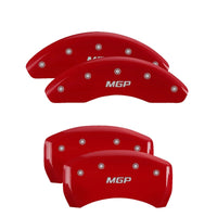 Thumbnail for MGP 4 Caliper Covers Engraved Front & Rear MGP Red finish silver ch