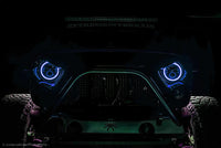 Thumbnail for Oracle 7in High Powered LED Headlights - Black Bezel - ColorSHIFT No Controller SEE WARRANTY