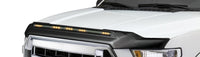 Thumbnail for AVS 2007-2018 Jeep Wrangler JK Aeroskin Low Profile Hood Shield w/ Lights - Black