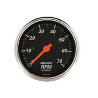 Thumbnail for Autometer Designer Black 3-1/8in Electrical 7k RPM Tachometer