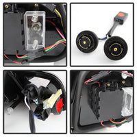 Thumbnail for Spyder 04-06 BMW E46 2Dr (Coupe ONLY No Conv.) Lgtbar Styl LED Tail Lghts Blk ALT-YD-BE4604-LBLED-BK