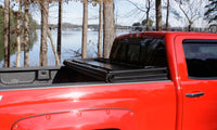 Thumbnail for Lund 22-23 Ford Maverick (4.5ft Bed) Hard Fold Tonneau Cover - Black