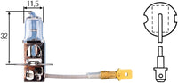 Thumbnail for Hella Bulb H3 12V 100W Ylw Str
