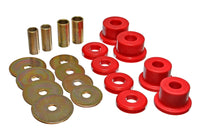 Thumbnail for Energy Suspension 90-94 Mitsubishi Eclipse FWD Red Sub-Frame Bushing Set