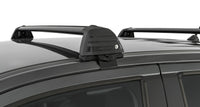 Thumbnail for Rhino-Rack 11-20 Ford Ranger PX 4 Door Double Cab Vortex ROC25 Flush 2 Bar Roof Rack - Black