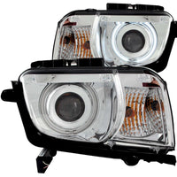 Thumbnail for ANZO 2010-2013 Chevrolet Camaro Projector Headlights w/ Halo Chrome (CCFL)