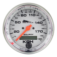 Thumbnail for Autometer Pro-Cycle Gauge Speedo 3 3/4in 120 Mph Elec Silver