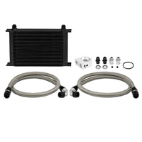 Thumbnail for Mishimoto Universal 25 Row Oil Cooler Kit (Black Cooler)
