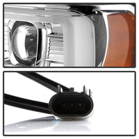 Thumbnail for Spyder Ford F-250/350/450 08-10 V2 High-Power LED Headlights-Switch Back-Chrome PRO-YD-FS08PL-SBLB-C