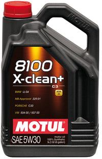 Thumbnail for Motul 5L Synthetic Engine Oil 8100 5W30 X-CLEAN Plus