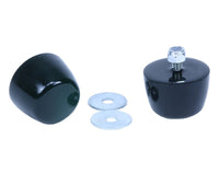 Thumbnail for Daystar 1987-1995 Jeep Wrangler YJ Hood Bumpers Polyurethane Black Pair