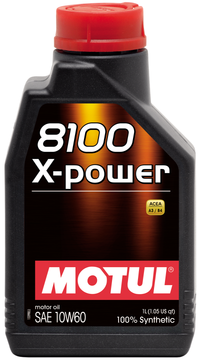 Thumbnail for Motul 1L Synthetic Engine Oil 8100 10W60 X-Power - ACEA A3/B4