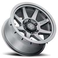 Thumbnail for ICON Rebound Pro 17x8.5 5x4.5 0mm Offset 4.75in BS 71.5mm Bore Titanium Wheel