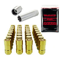 Thumbnail for McGard SplineDrive Tuner 8 Lug Install Kit w/Locks & Tool (Cone) M14X1.5 / 1in. Hex - Gold