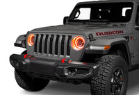 Thumbnail for Oracle Jeep Wrangler JL/Gladiator JT 7in. High Powered LED Headlights (Pair) - Dynamic SEE WARRANTY