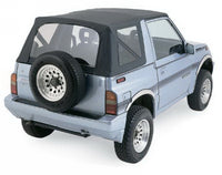 Thumbnail for Rampage 1988-1994 Geo Tracker Soft Top OEM Replacement - Black Denim