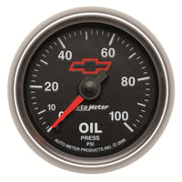 Thumbnail for Autometer Sport-Comp II GM 52mm 0-100 PSI Mechanical Oil Pressure Gauge