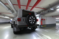 Thumbnail for Rally Armor 18-24 Jeep JL Wrangler Black UR Mud Flap w/Blue Logo