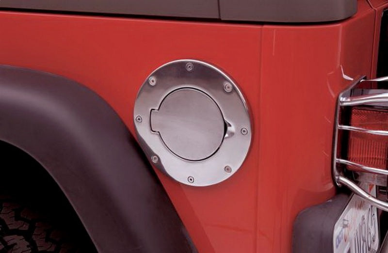 Rampage 1997-2006 Jeep Wrangler(TJ) Billet Style Gas Cover - Polished