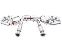 Thumbnail for AWE Tuning 2020 Chevrolet Corvette (C8) Touring Edition Exhaust - Quad Chrome Silver Tips