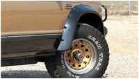 Thumbnail for Bushwacker 92-93 Chevy S10 Cutout Style Flares 2pc - Black