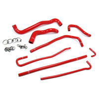 Thumbnail for HPS Reinforced Red Silicone Radiator + Heater Hose Kit Coolant for Chevy 97-04 Corvette 5.7L V8