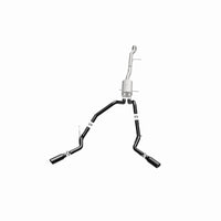Thumbnail for MagnaFlow SYS Cat-Back 3.5in Black Dual Split Rear Tips 14-15 Chevy Silverado/GMC Sierra 4.3L-5.3L
