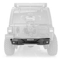 Thumbnail for Go Rhino 18-20 Jeep Wrangler JL/JLU Rockline Rear Stubby Bumper