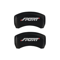 Thumbnail for MGP 4 Caliper Covers Engraved Front & Rear No bolts/Sport Red finish silver ch