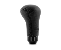 Thumbnail for Momo Anatomico Shift Knob - Black Leather, Black Stitching