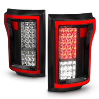 Thumbnail for ANZO 2015-2016 Ford F-150 LED Taillights Red/Clear