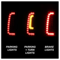 Thumbnail for Spyder 05-15 Toyota Tacoma LED Tail Lights (Not Compatible w/OEM LEDS) - Black ALT-YD-TT05V2-LB-BK