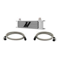 Thumbnail for Mishimoto Universal 10 Row Oil Cooler Kit (Metal Braided Lines)