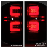 Thumbnail for Spyder Chevy 1500 14-16 Light Bar LED Tail Lights Red Clear ALT-YD-CS14-LBLED-RC