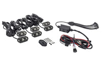 Thumbnail for KC HiLiTES C-Series RGB LED Rock Light Kit (Incl. Wiring) - Set of 6