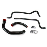 Thumbnail for HPS Black Reinforced Silicone Radiator + Heater Hose Kit for Jeep 02-06 Wrangler TJ 4.0L Left Hand Drive