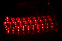 Thumbnail for ANZO 1996-2002 Mercedes Benz E Class W210 LED Taillights Red/Clear