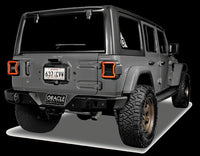 Thumbnail for Oracle Jeep Wrangler JL Black Series LED Tail Lights SEE WARRANTY