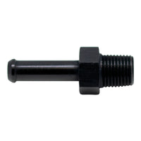 Thumbnail for DeatschWerks 1/8in NPT Male Thread 1/4in Hose Barb - Anodized Matte Black