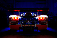 Thumbnail for Oracle Ultima GTR LED Waterproof Tail Light Halo Kit - 4 Rings - Red SEE WARRANTY