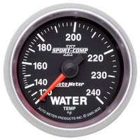 Thumbnail for Autometer Sport-Comp II 52mm 120-240 F Mechanical Water Temperature Gauge