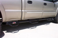 Thumbnail for N-Fab Nerf Step 01-06 Chevy-GMC 2500/3500 Crew Cab 6.5ft Bed - Gloss Black - Bed Access - 3in