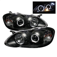 Thumbnail for Spyder Toyota Corolla 03-08 Projector Headlights LED Halo- LED Blk - Low H1 PRO-YD-TC03-HL-BK